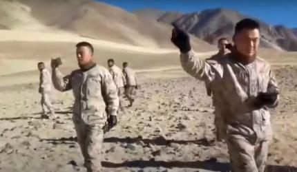 Indian shepherds confront Chinese PLA soldiers at LAC