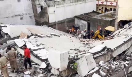 6-floor building collapses in Surat; 4-5 feared trapped