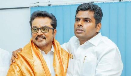 Tamil actor Sarath Kumar merges his party with BJP