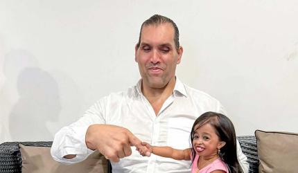 When Khali Meet World's Shortest Lady