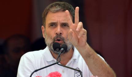 Close shave for Rahul at Bihar rally as dais caves in