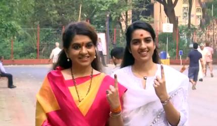 PIX: Netas Step Out To Vote!