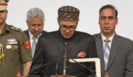 Omar sworn-in as J-K CM, ally Cong not to join govt