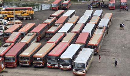 Maha bus workers end strike ahead of Ganesh festival