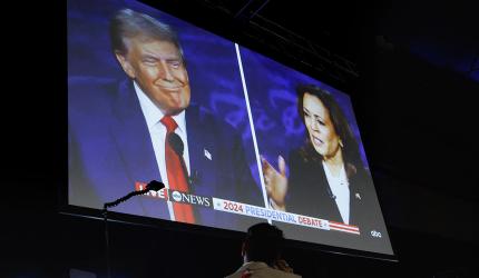 Trump, Harris locked tight in historic US election