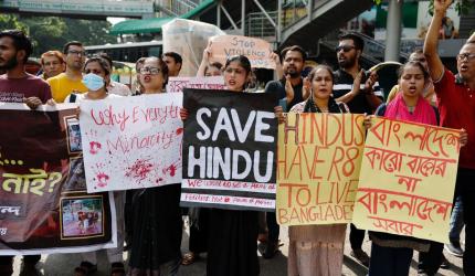 Bangladesh on high alert, Hindus given helpline number