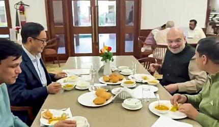 When Amit Shah Decided To Lunch In Parliament Canteen