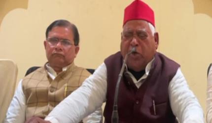 Ayodhya MP breaks down during press meet, here's why