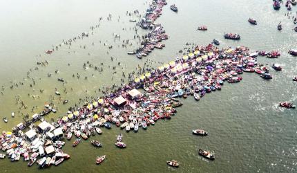 Kumbh: 2 cr take 'Amrit Snan'; no rush for Sangam Nose 