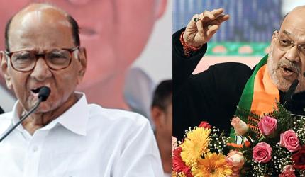 When he couldn't stay in Guj...: Pawar's dig at Shah