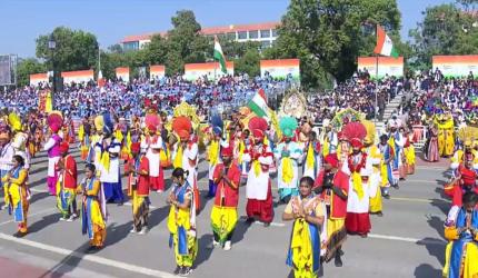 In a first, performers cover the entire Kartavya Path