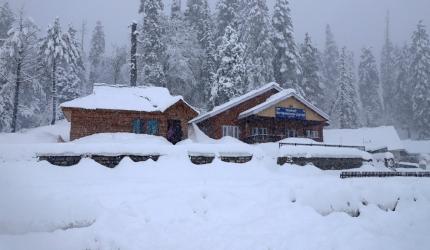 Gulmarg Draped In Snow