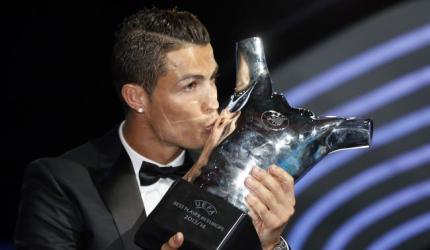 Ronaldo beats Messi to win UEFA Player of the Year award