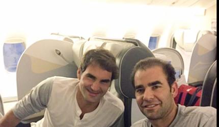 Just landed in Delhi: Federer