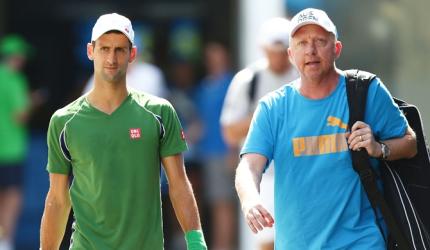 How Becker helped Djokovic improve