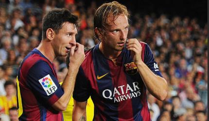 I wish Leo the best of luck for the World Cup but not today: Rakitic