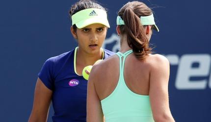 Heartbreak for Sania and Hingis in semis