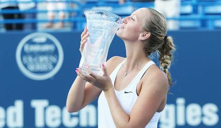 Tennis: Kvitova, Anderson get in form before US Open with title wins