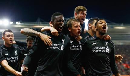 League Cup PIX: Stunning Liverpool hit Southampton for six