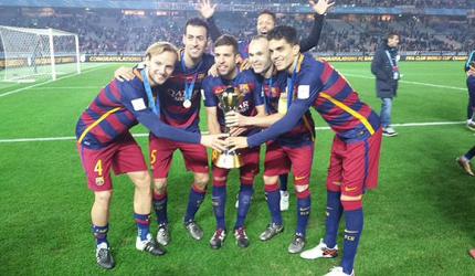 PHOTOS: Messi, Suarez lead Barca to Club World Cup title