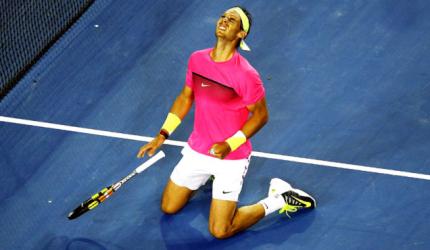 Nadal survives cramps to battle into third round