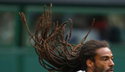 Wimbledon still abuzz over dread-locked Brown