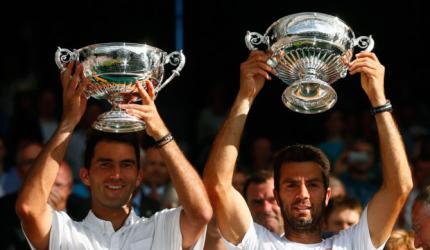 Wimbledon: More Murray misery in men's doubles final