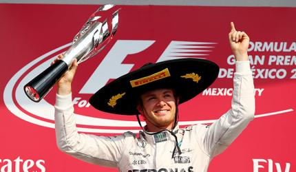 Mexican Grand Prix: Rosberg wins race a week after title defeat