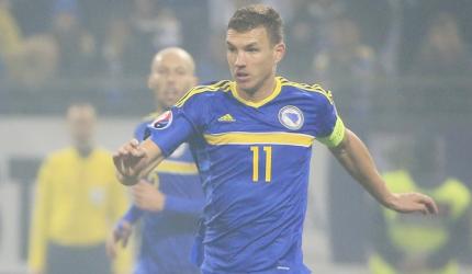 Euro 2016 playoffs: Late Dzeko goal saves Bosnia