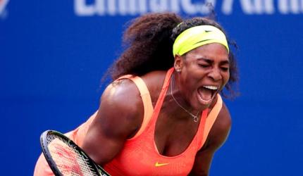 US Open PHOTOS: Serena show rolls on while Fish bows out