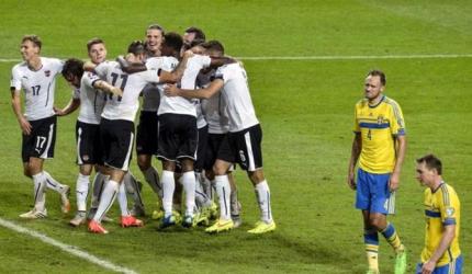 Swede-bashing Austrians reach Euros for second time