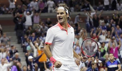 Age-defying Federer shrugs off retirement talk on 'tough night'