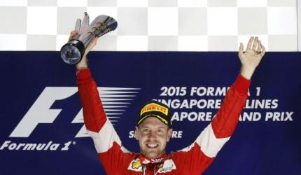 Vettel claims victory in Singapore Grand Prix