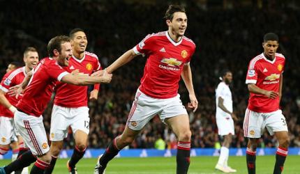 EPL: Darmian shines as United beat Palace; Liverpool hit Everton for four