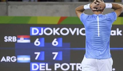 Rio shock! Del Potro sends Djokovic packing