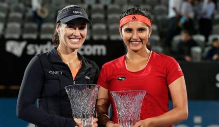 Sania-Hingis reign in Sydney after 30th straight win