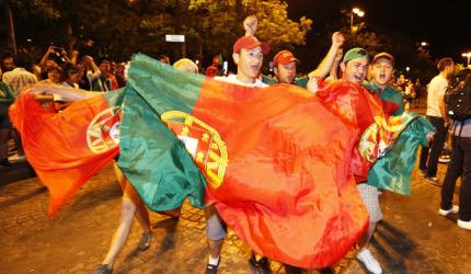 Jubilant Portugal fans hit the streets after Euro triumph