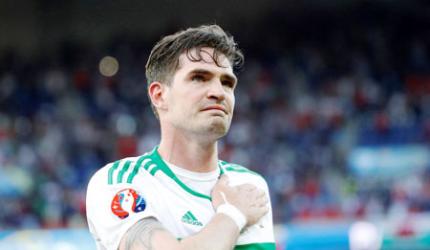 Soccer: Northern Irish striker Lafferty charged for betting