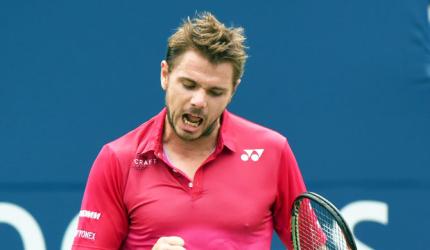 Rogers Cup: Wawrinka, Nishikori in last four; Halep, Kerber to face off