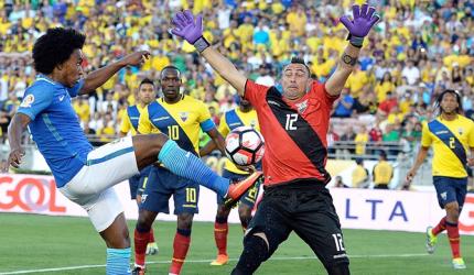 Copa America: Ecuador hold Brazil; Peru sole winners