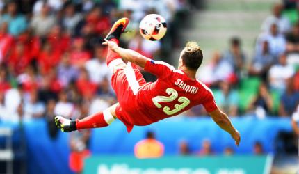 Shaqiri's overhead goal draws similarities with goals of yore