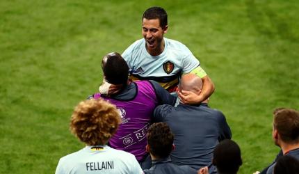 Euro 2016: Hazard-inspired Belgium crush Hungary