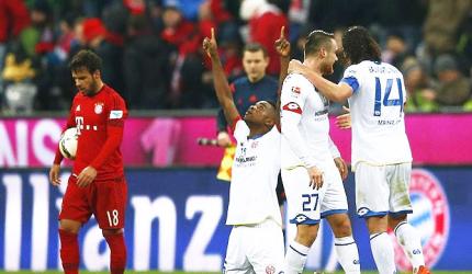 Bundesliga: Bayern suffer shock loss at home to Mainz