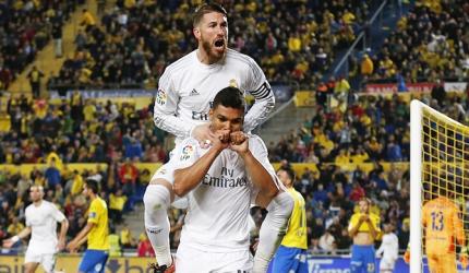 La Liga: Casemiro scores dramatic late goal for Real to snatch win