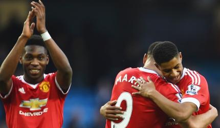 EPL PHOTOS: More heroics from United's Rashford in Manchester derby win