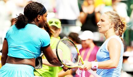 Shock defeats send Williams, Murray crashing out of Miami Open