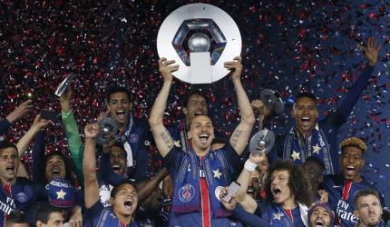 That's how Ibrahimovic bids farewell to Parc des Princes