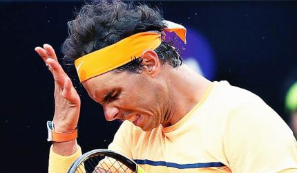 The saddest moment of Nadal's career was...