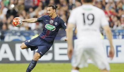 Ibrahimovic bids farewell to PSG with French Cup win