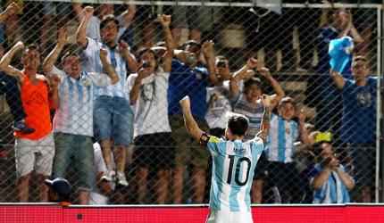 PHOTOS: Messi magic puts Argentina back on World Cup track